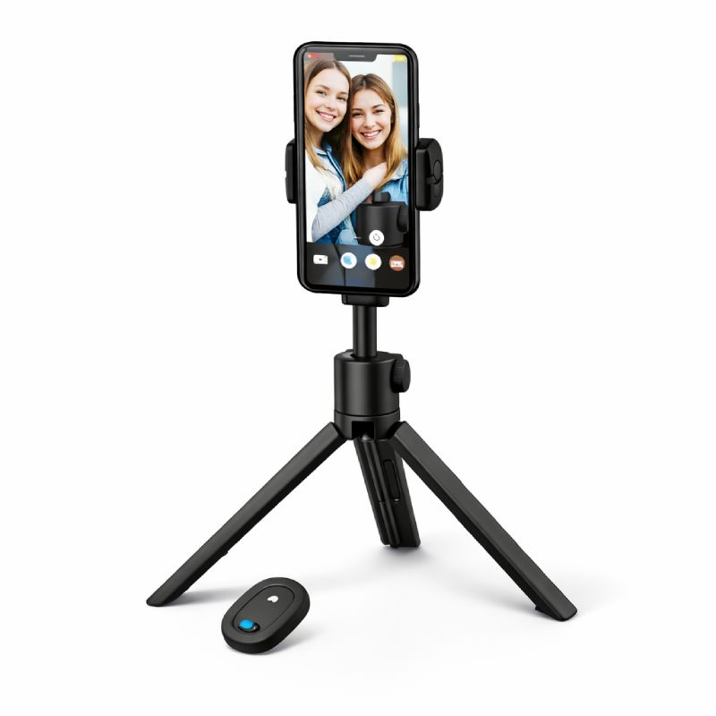 Phone tripod stand for selfies and videos
