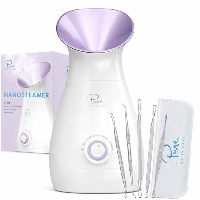 Skincare gift set with collagen, retinol and hyaluronic acid moisturizer in premium jar packaging